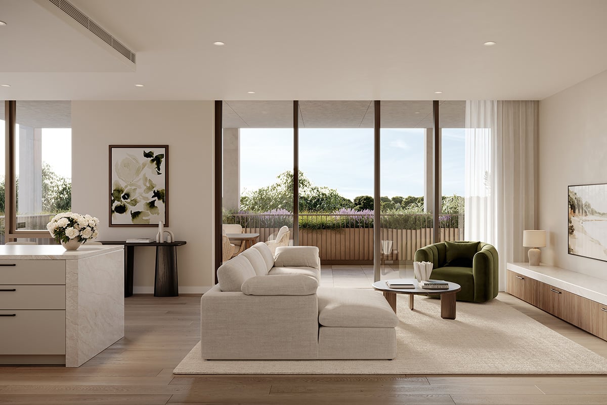 St. Francis Living room render