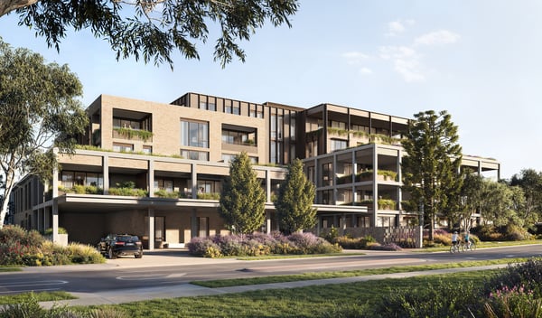 St Francis exterior render by Binyan